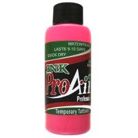 ProAiir Temp Tattoo Ink Hot Flo Pink 2OZ (INK FLO PINK 2OZ)